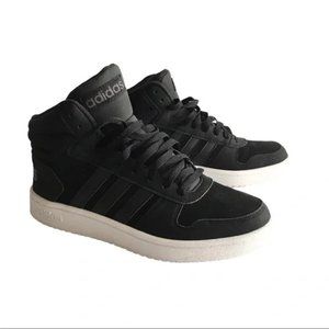 adidas Hoops 2.0 Mid Black Basketball Men’s Shoes US Size 8
